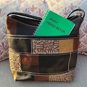 Stone Mountain small navy Crossbody calico colors